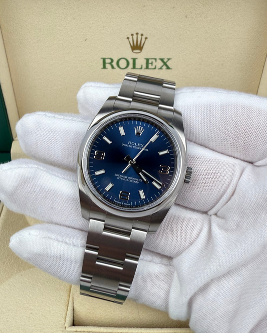 2017 Rolex Airking Oyster Perpetual - Blue Dial
