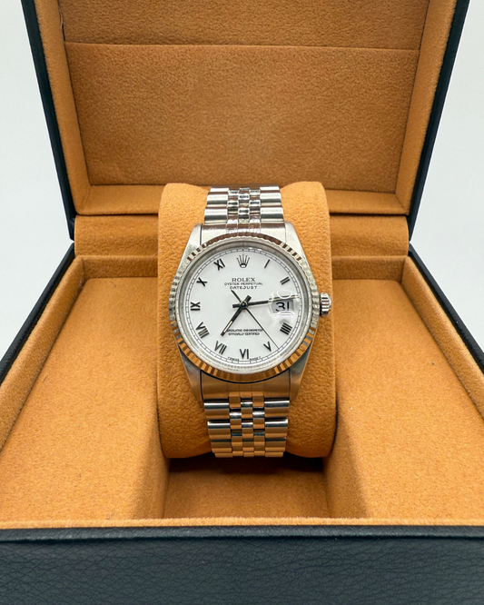 1995 Rolex Datejust 36mm - White Roman Dial
