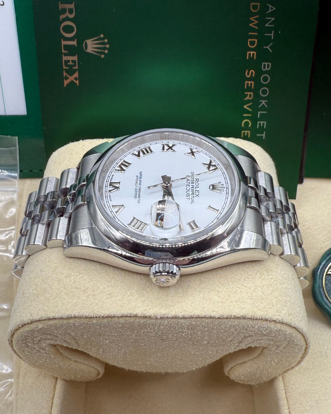 2019 Rolex Datejust 36mm - White Roman Dial