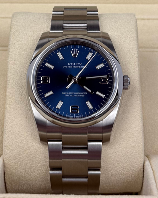 2017 Rolex Airking Oyster Perpetual - Blue Dial